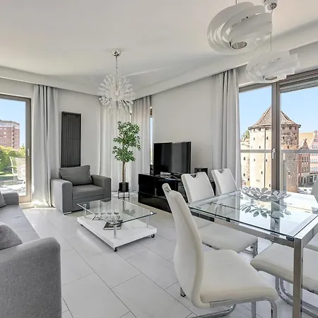 Waterlane Riverside Spa, Pool & Gym By Downtown Apartments Danzica Esterno foto