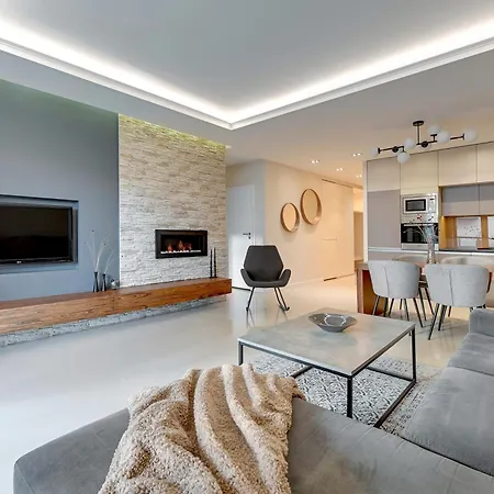 Waterlane Riverside Spa, Pool & Gym By Downtown Apartments Danzica Esterno foto